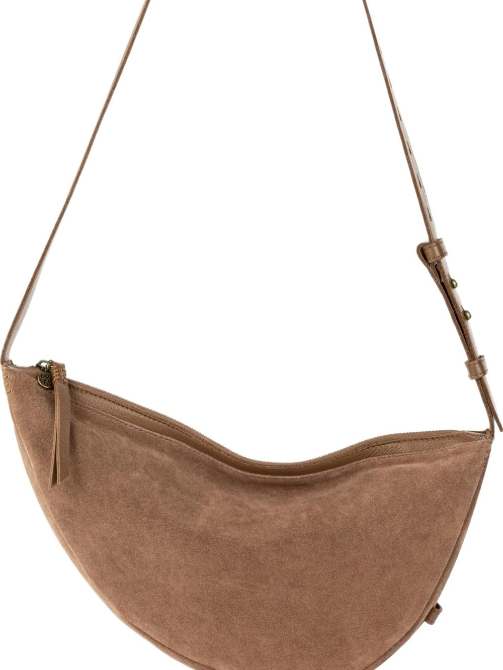 Crescent Crossbody — Brown Suede Shoulder Tess Large Sling Bag The Sak - Picture 3 of 8